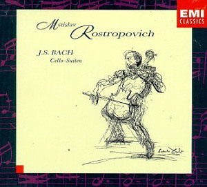 Mstislav Rostropovich / Bach: Suites for Violoncello Solo BWV 1007-1012 (2CD, 미개봉)