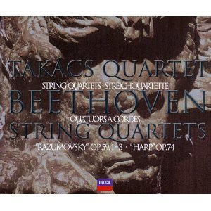 Takacs Quartet / Beethoven : String Quartet op.59 &amp; op.74 (2CD)