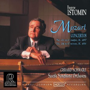 Eugene Istomin / Gerard Schwarz / Mozart : Piano Concerto No.21 K.467, No.24 K.491 (HDCD)