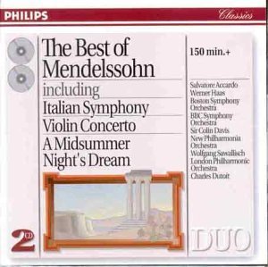 Charles Dutoit, Sir Colin Davis, Salvatore Accardo / The Best of Mendelssohn (2CD)