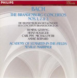 Neville Marriner / Bach: Brandenburg Concertos Nos. 1-3
