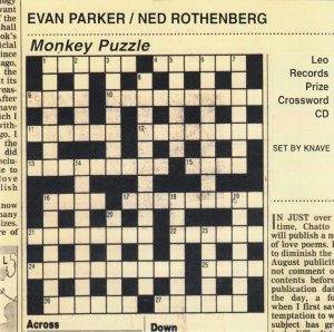 Evan Parker / Ned Rothenberg ‎– Monkey Puzzle