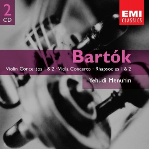 Yehudi Menuhin / Antal Dorati / Pierre Boulez / Bartok : Violin Concertos Nos.1-2, Viola Concerto, Rhapsodies Nos.1-2 (2CD)
