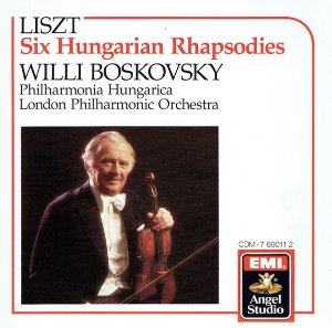 Willi Boskovsky / Liszt: Six Hungarian Rhapsodies