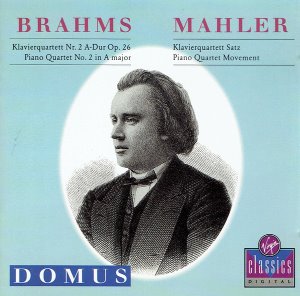 Domus / Brahms, Mahler: Piano Quartet No. 2 In A Major / Piano Quartet Movement