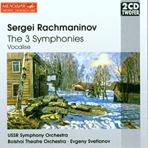 Evgeny Svetlanov / Rachmaninoff: The 3 Symphonies; Vocalise (2CD)