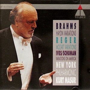 Charles Ives / Brahms Haydn Variations, Reger Mozart Variations Ives/Schuman Variations Of America