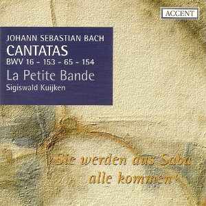 Sigiswald Kuijken / La Petite Bande / Bach : Cantatas, Vol. 4 - BWV 16, 153, 65, 154 (SACD Hybrid, DIGI-PAK, 미개봉)