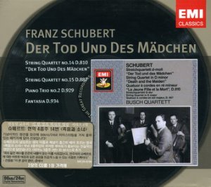 Busch String Quartet / Schubert: Der Tod Und Des Madchen etc. (2CD, 홍보용)