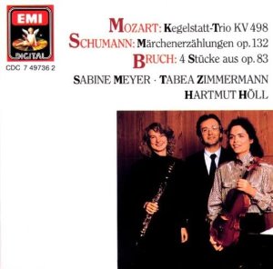 Sabine Meyer, Tabea Zimmermann, Hartmut Holl / Mozart / Schumann / Bruch: Works For Clarinet, Viola And Piano