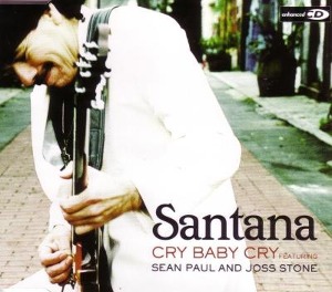Santana Featuring Sean Paul And Joss Stone / Cry Baby Cry (SINGLE, 홍보용)