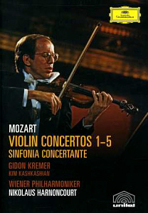 [DVD] Gidon Kremer, Kim Kashkashian, Nikolaus Harnoncourt / Mozart: Violin Concertos No.1-5, Sinfonia Concertante (2DVD)