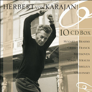 Herbert von Karajan / Karajan Conducts Mozart, Brahms, Grieg, Franck, Beethoven (10CD, BOX SET)