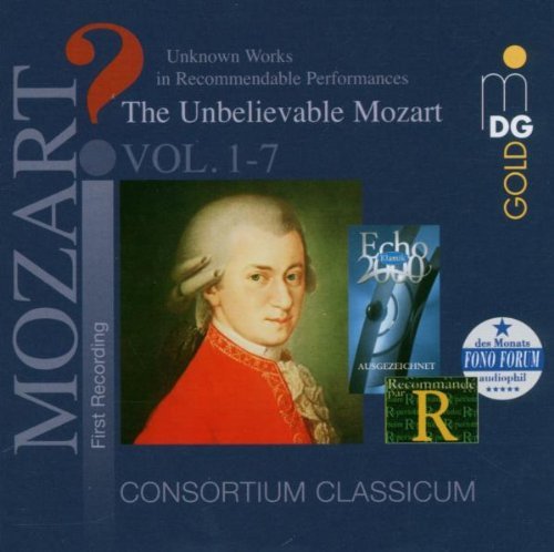 Consortium Classicum: The Unbelievable Mozart Vol.1-7 (7CD, BOX SET)