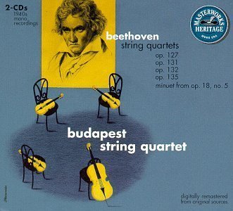 Budapest String Quartet / Beethoven : String Quartet No.12 Op.127, No.14-16 (2CD, DIGI-PAK)