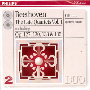 Quartetto Italiano / Beethoven: The Late Quartets Vol.1 - Op.127, Op.130, Op.135, Op.133 (2CD)