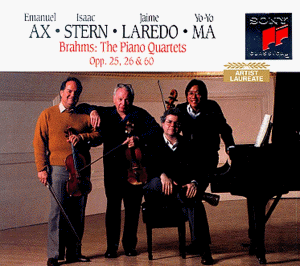 Emanuel Ax, Isaac Stern, Jaime Laredo, Yo-Yo Ma / Brahms: Piano Quartets Opp.25, 26, 60 (2CD)