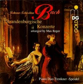 Sontraud Speidel / Evelindo Trenkner / Bach, Reger: Brandenburg Concerto For Pianoforte Duet (2CD)