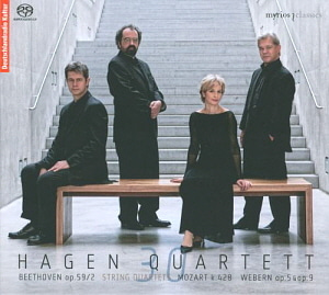 Hagen Quartet / Beethoven / Mozart / Anton Webern: String Quartets (SACD Hybrid)