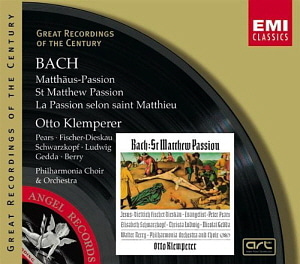 Otto Klemperer / J.S. Bach : St Matthew Passion BWV244 (3CD)