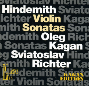 Oleg Kagan &amp; Sviatoslav Richter / Hindemith: Violin Sonata Op.11-1 