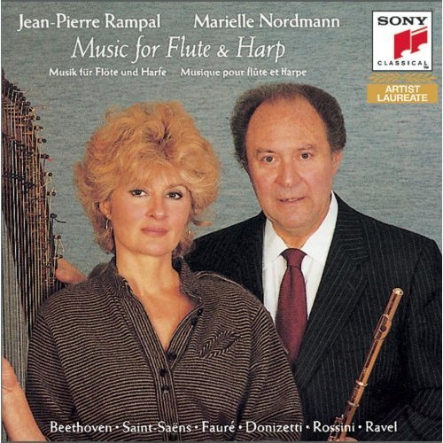 Jean-Pierre Rampal &amp; Marielle Nordmann / 플루트와 하프 이중주집 (Music for Flute &amp; Harp) 