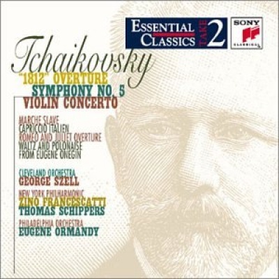 George Szell &amp; Eugene Ormandy / Tchaikovsky : Symphony No.5, Violin Concerto, 1812 Overture (2CD)