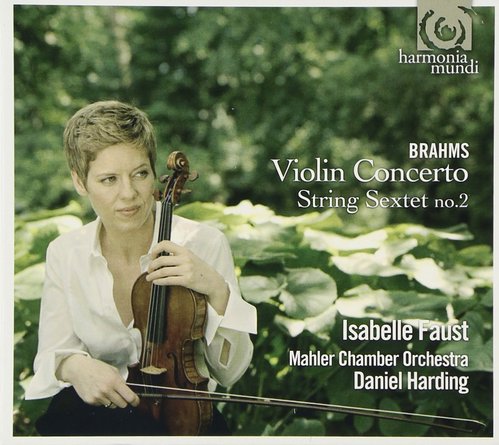 Isabelle Faust / Daniel Harding / Brahms : Violin Concerto &amp; String Sextet No. 2 (DIGI-PAK, 미개봉)