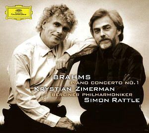 Krystian Zimerman &amp; Simon Rattle / Brahms: Piano Concerto No.1 in D minor, Op.15 (미개봉)