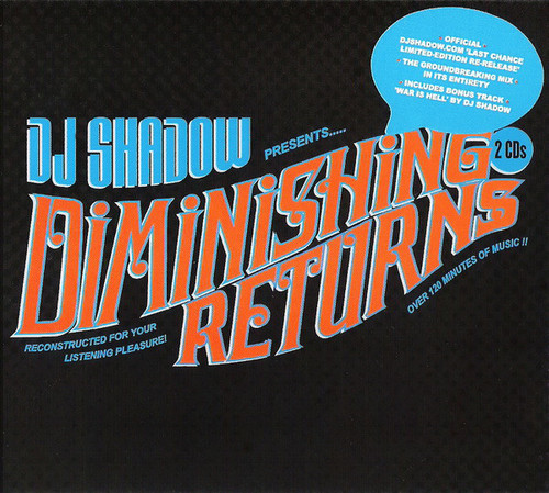 DJ Shadow / Diminishing Returns (2CD, DIGI-PAK)