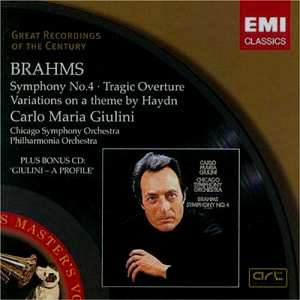 Carlo Maria Giulini / Brahms: Symphony No. 4 Op.98, Tragic Overture Op.81, Variations On A Theme By Haydn Op.56A (+ BONUS CD)