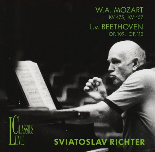 Sviatoslav Richter / Mozart : Fantasy K.475, Piano Sonata K.457 &amp; Beethoven : Piano Sonata Op.109, Op.110