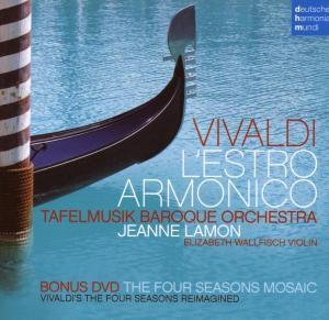 Jeanne Lamon / Elizabeth Wallfisch / Vivaldi: L&#039;estro Armonico (CD+DVD, 미개봉)