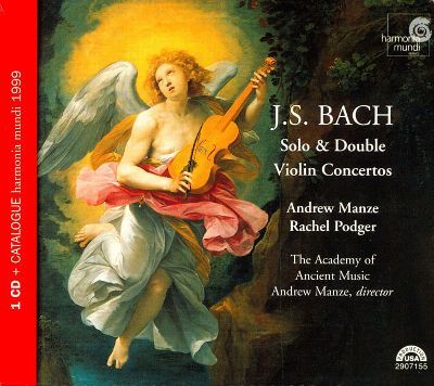 Andrew Manze / Bach : Solo &amp; Double Violin Concertos (+2002년 HMF 카달로그) (미개봉)