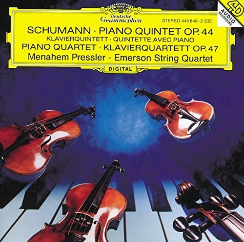 Menahem Pressler &amp; Emerson String Quartet / Schumann : Piano Quintet Op.44, Piano Quartet Op.47 (미개봉)