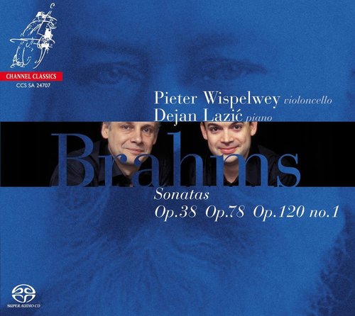 Pieter Wispelwey / Dejan Lazic / Brahms: Cello Sonata No.1 Op.38, Violin Sonata Op.78, Clarinet Sonata Op.120/1 (SACD Hybrid, DIGI-PAK, 미개봉)