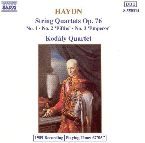 Kodaly Quartet / Haydn : String Quartets No.60 Op.76-1, No.61 Op.76-.2 &#039;Fifths&#039;, No.62 Op.76-3 &#039;Emperor&#039; (미개봉)