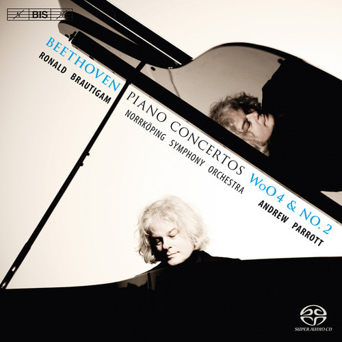 Ronald Brautigam / Andrew Parrott / Beethoven: Piano Concertos Wo0 4 &amp; No.2 (SACD Hybrid, 미개봉)