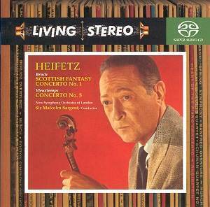 Jascha Heifetz / Bruch: Violin Concerto No.1 Op.26, Scottish Fantasy Op.46, Vieuxtemps: Violin Concerto No.5 Op.37 (SACD Hybrid)