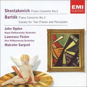 John Ogdon, Lawrence Foster, Malcolm Sargent / Shostakovich: Piano Concerto No. 2 / Bart&amp;oacute;k: Piano Concerto No. 3, Sonata for Two Pianos &amp; Percussion