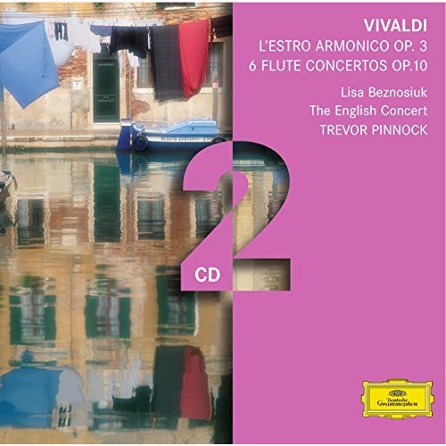 Lisa Beznosiuk &amp; Trevor Pinnock / Vivaldi: L&#039;Estro Armonico Op. 3 &amp; 6 Flute Concertos (2CD)