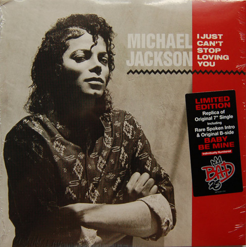 [LP] Michael Jackson / I Just Can&#039;t Stop Loving You (7 Inch Single, 미개봉)