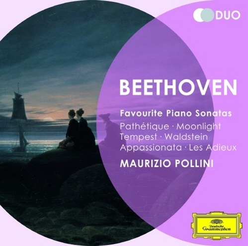 Maurizio Pollini / Beethoven : Favourite Piano Sonatas (2CD, 미개봉)  