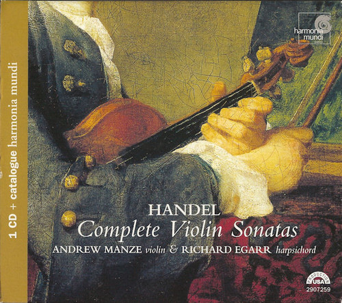 Andrew Manze / Handel: Complete Violin Sonatas (미개봉)