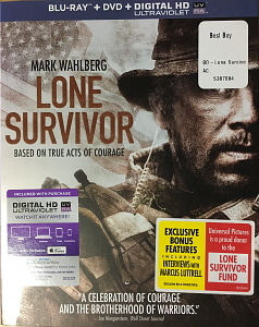 [Blu-Ray] Lone Survivor (론 서바이버) (한글무자막) (Blu-Ray+DVD)