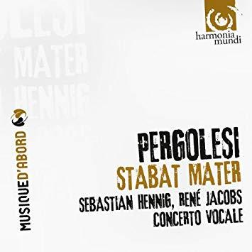 Rene Jacobs / Pergolesi : Stabat Mater (DIGI-PAK, 미개봉)