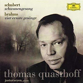 Thomas Quasthoff / Justus Zeyen / Schubert : Schwanengesang, Brahms: Vier Ernste Gesange (미개봉)