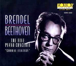 Alfred Brendel / Beethoven: Piano Concertos No.1-5, Choral Fantasy Op.80 (3CD) 