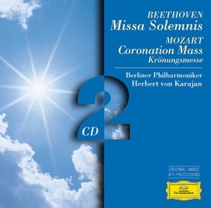 Herbert Von Karajan / Beethoven : Missa Solemnis Op.123 &amp; Mozart : Coronation Mass K.317 (2CD) 