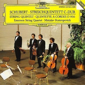 Mstislav Rostropovich, Emerson String Quartet / Schubert: String Quintet in C, d. 956 (미개봉)